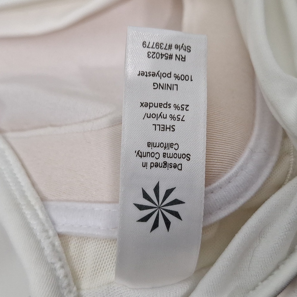 ATHLETA White Athletic Dress with Built in Bra - Picture 8 of 11